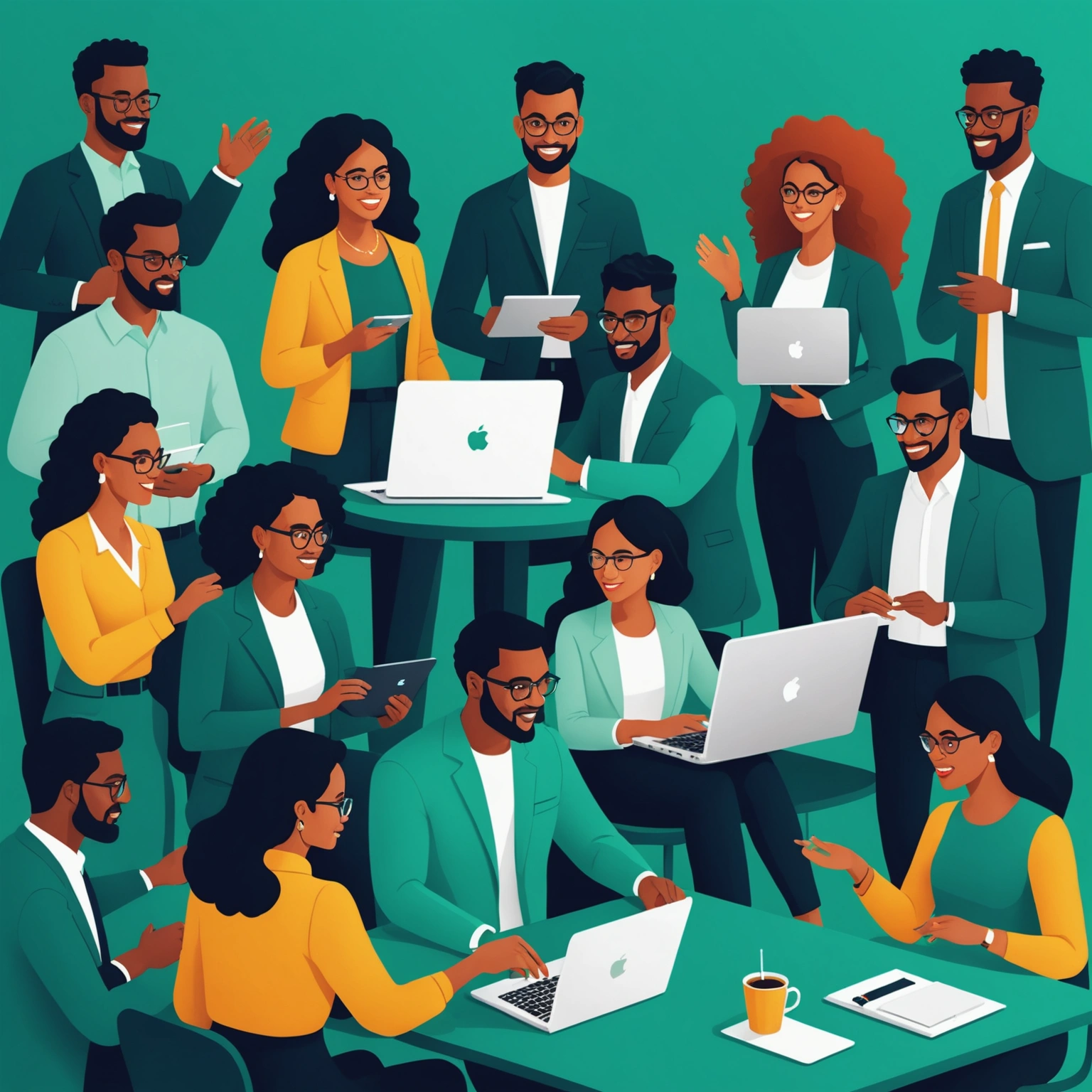 Entrepreneurs connecting